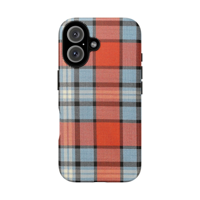 Gulf-Themed Tartan Fabric Design Phone Case for iPhone, Samsung, and Pixel - Image 28