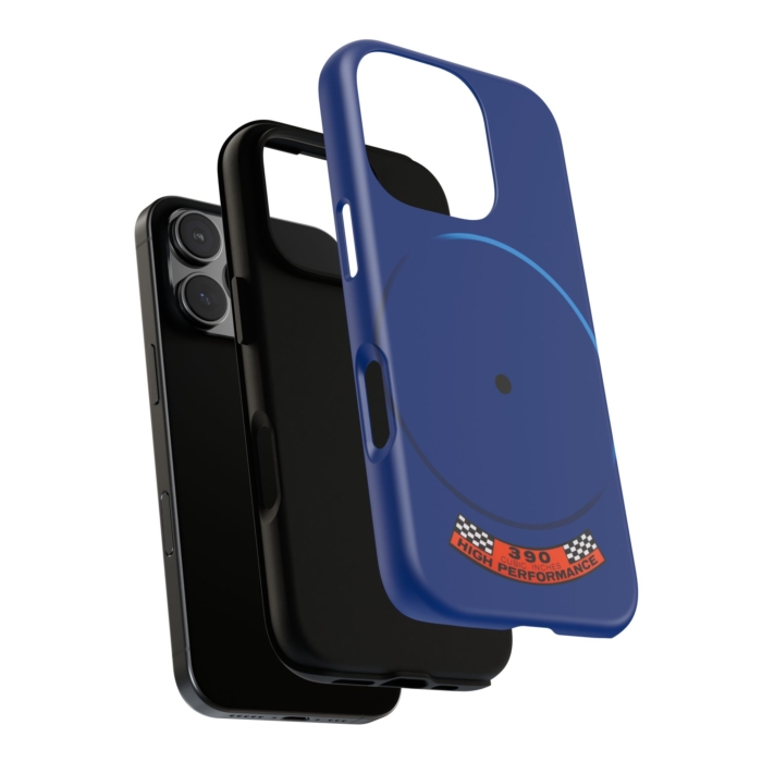 Blue 390 FE Engine Phone Case for iPhone, Samsung, and Pixel - Image 3