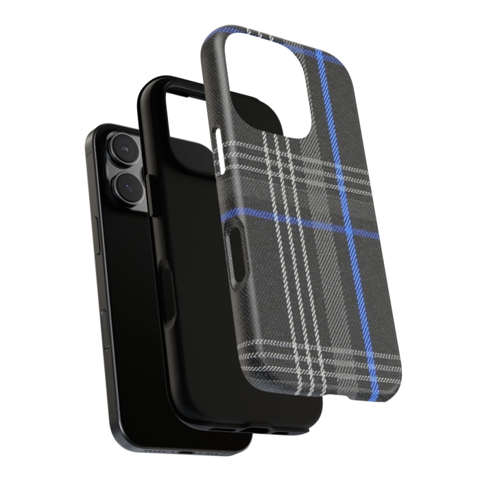Golf GTI Blue Plaid Phone Case for iPhone, Samsung, and Pixel - Image 3