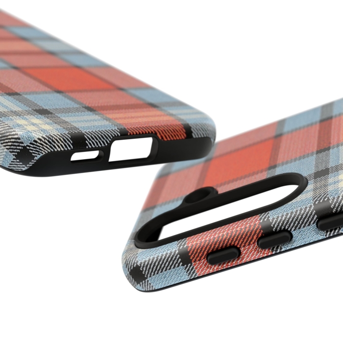 Gulf-Themed Tartan Fabric Design Phone Case for iPhone, Samsung, and Pixel - Image 9