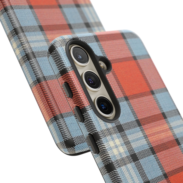 Gulf-Themed Tartan Fabric Design Phone Case for iPhone, Samsung, and Pixel - Image 8