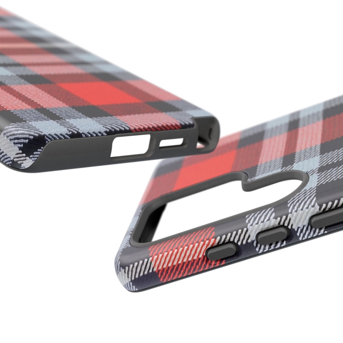 Martini-Themed Tartan Fabric Design Phone Case for iPhone, Samsung, and Pixel - Image 26