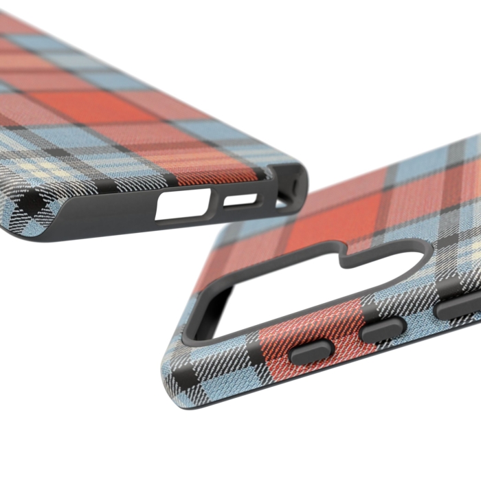 Gulf-Themed Tartan Fabric Design Phone Case for iPhone, Samsung, and Pixel - Image 26