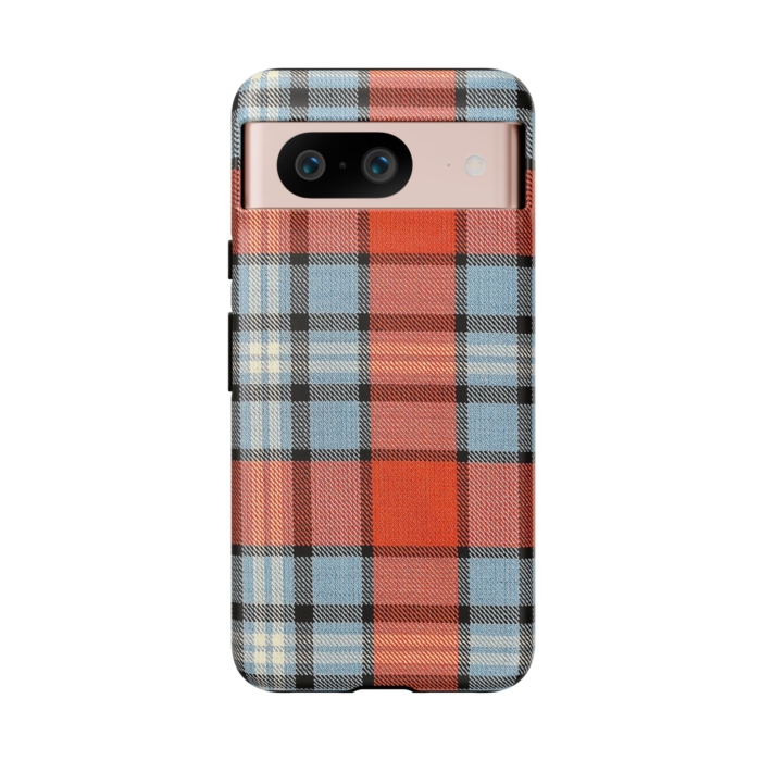 Gulf-Themed Tartan Fabric Design Phone Case for iPhone, Samsung, and Pixel - Image 17