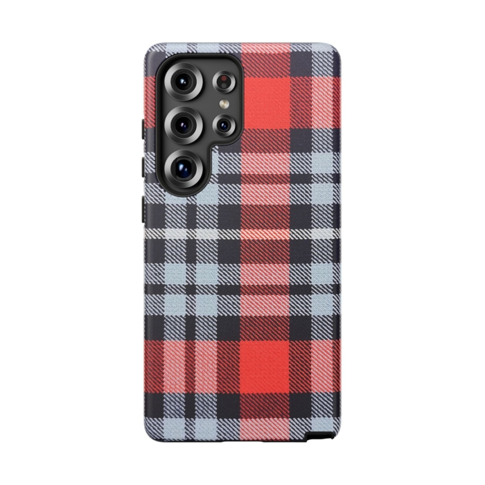 Martini-Themed Tartan Fabric Design Phone Case for iPhone, Samsung, and Pixel - Image 24
