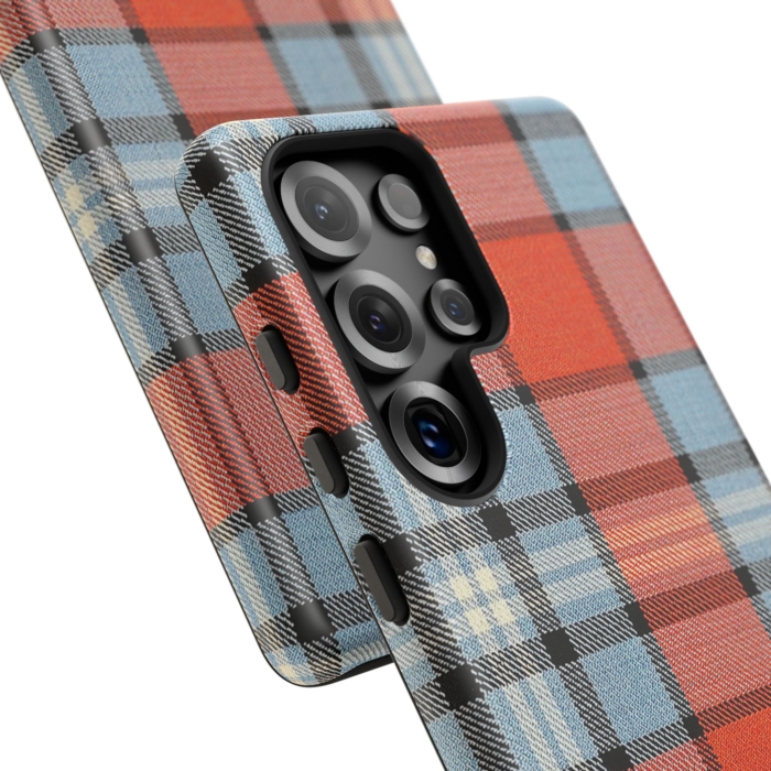 Gulf-Themed Tartan Fabric Design Phone Case for iPhone, Samsung, and Pixel - Image 25