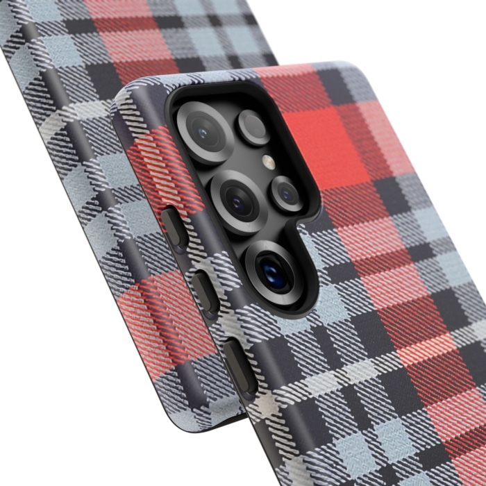 Martini-Themed Tartan Fabric Design Phone Case for iPhone, Samsung, and Pixel - Image 25