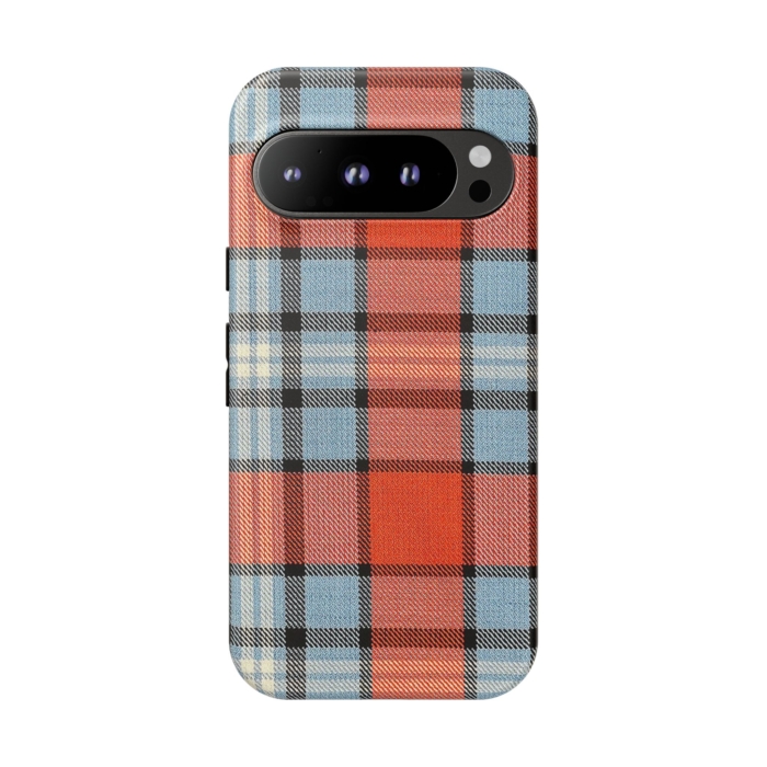 Gulf-Themed Tartan Fabric Design Phone Case for iPhone, Samsung, and Pixel - Image 20
