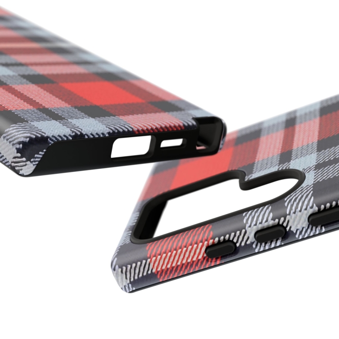 Martini-Themed Tartan Fabric Design Phone Case for iPhone, Samsung, and Pixel - Image 14