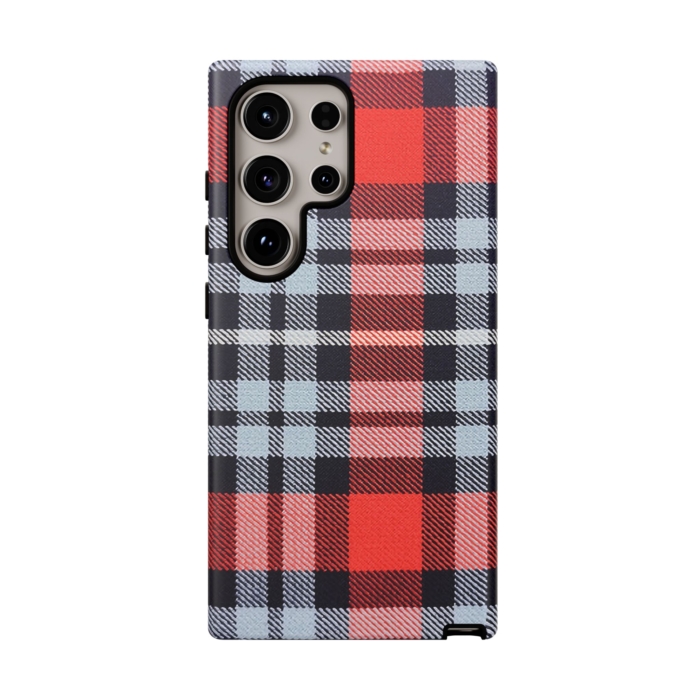 Martini-Themed Tartan Fabric Design Phone Case for iPhone, Samsung, and Pixel - Image 12