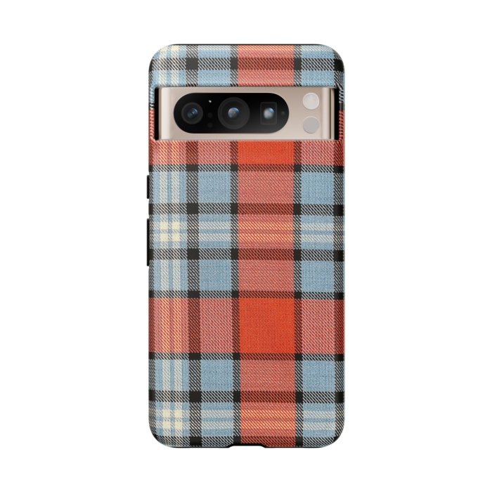 Gulf-Themed Tartan Fabric Design Phone Case for iPhone, Samsung, and Pixel - Image 16
