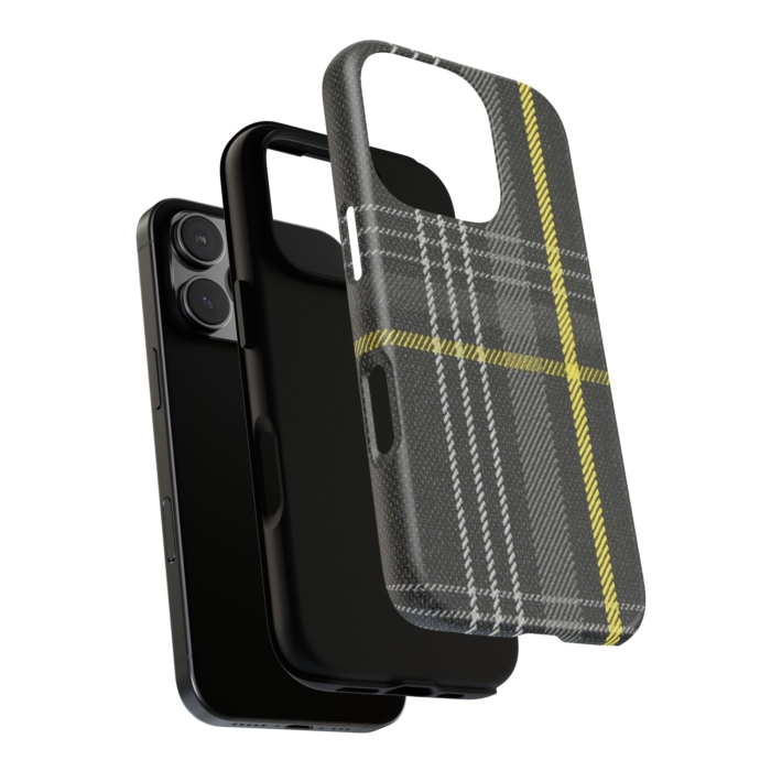 Golf GTI Yellow Plaid Phone Case for iPhone, Samsung, and Pixel - Image 3