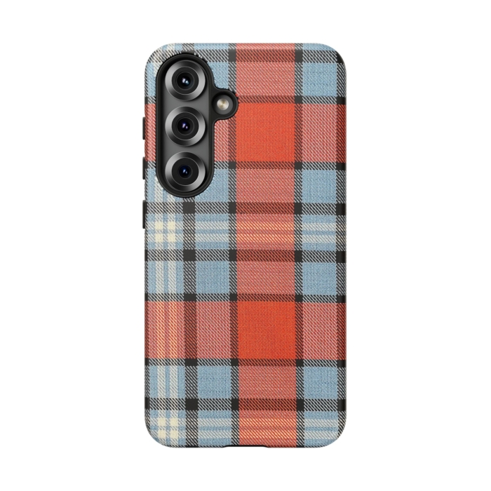 Gulf-Themed Tartan Fabric Design Phone Case for iPhone, Samsung, and Pixel - Image 23