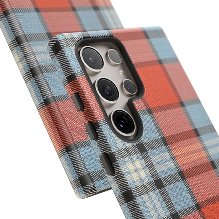 Gulf-Themed Tartan Fabric Design Phone Case for iPhone, Samsung, and Pixel - Image 13