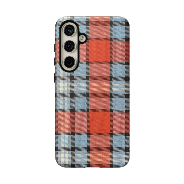 Gulf-Themed Tartan Fabric Design Phone Case for iPhone, Samsung, and Pixel - Image 11