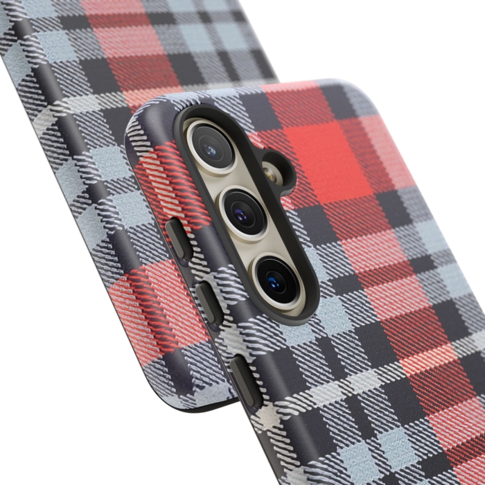 Martini-Themed Tartan Fabric Design Phone Case for iPhone, Samsung, and Pixel - Image 8
