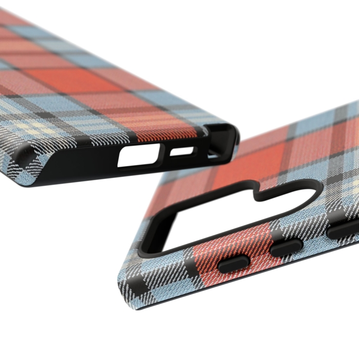 Gulf-Themed Tartan Fabric Design Phone Case for iPhone, Samsung, and Pixel - Image 14