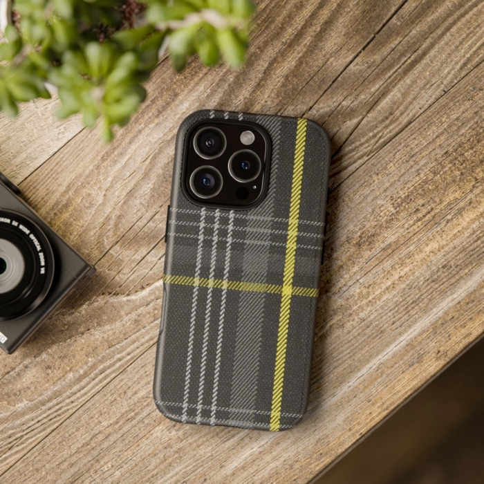 Golf GTI Yellow Plaid Phone Case for iPhone, Samsung, and Pixel - Image 4