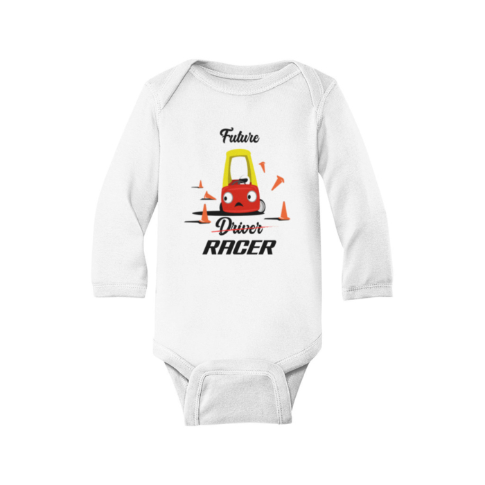 Future Racer Infant Long Sleeve Bodysuit - Image 4