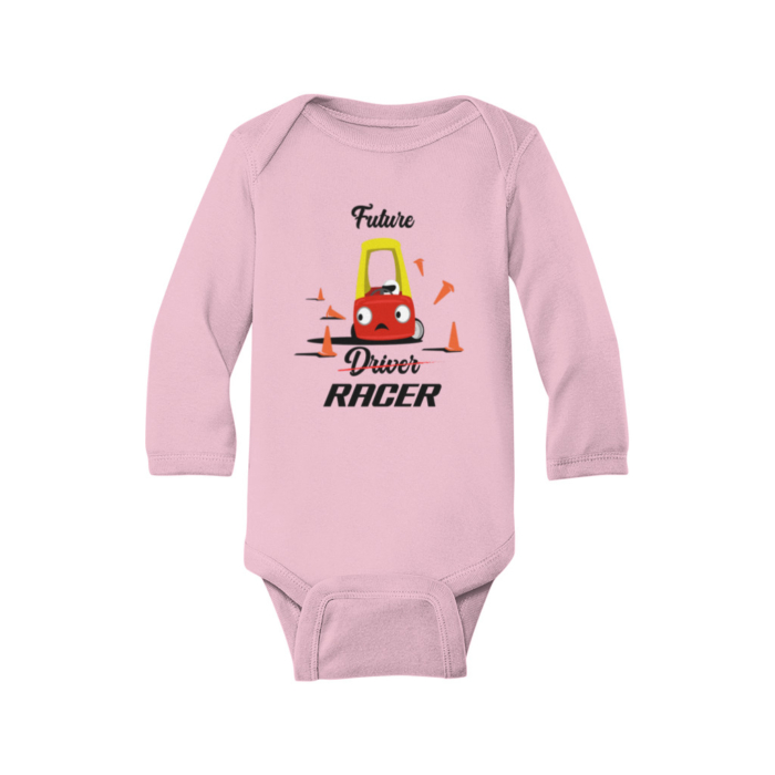 Future Racer Infant Long Sleeve Bodysuit - Image 3