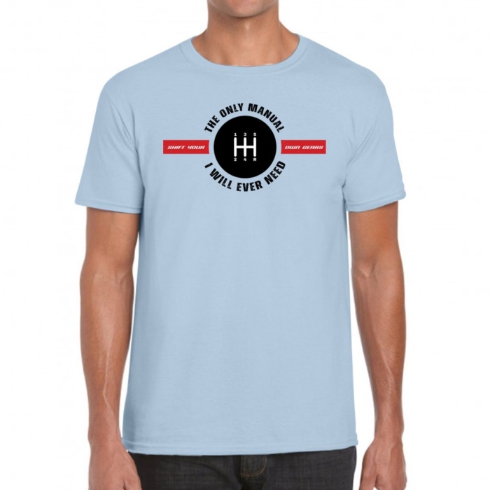 Only Manual I Need 5-speed Tee for Car Guys and Dads - Image 7