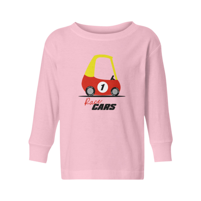 Race Car Toddler Long Sleeve Tee - Image 4